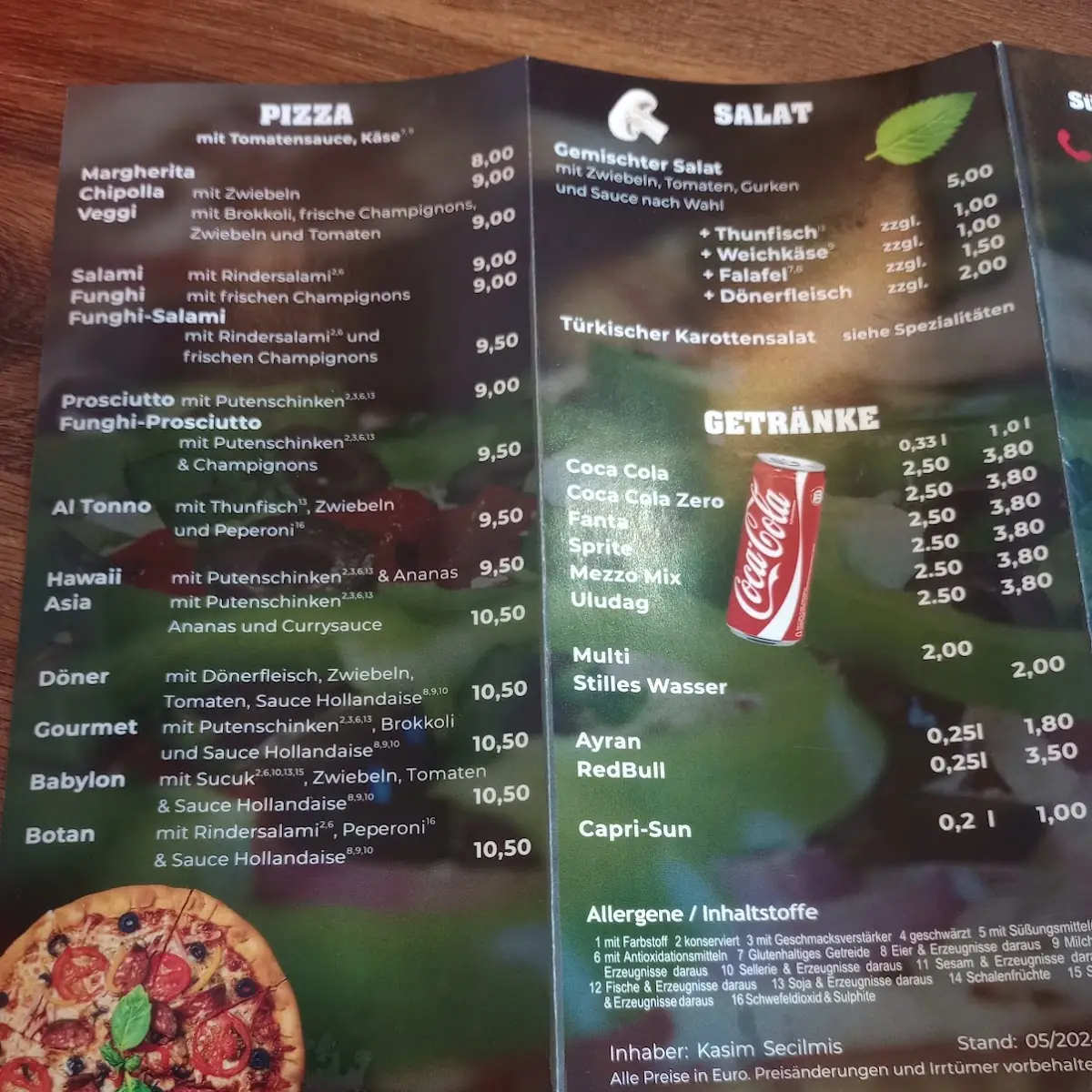 Speisekarte photo 2