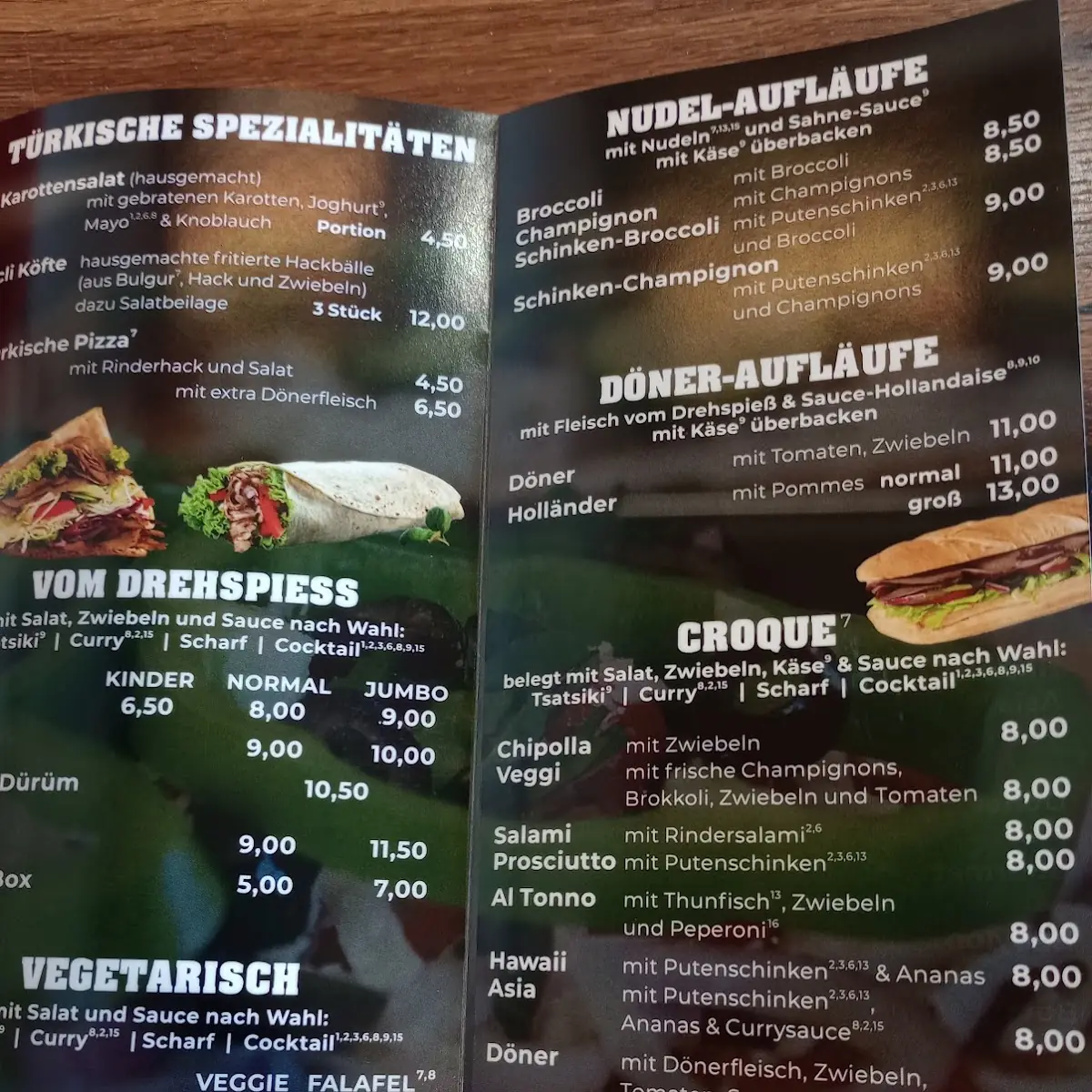 Speisekarte photo 3