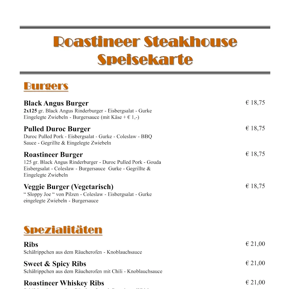 Speisekarte photo 3
