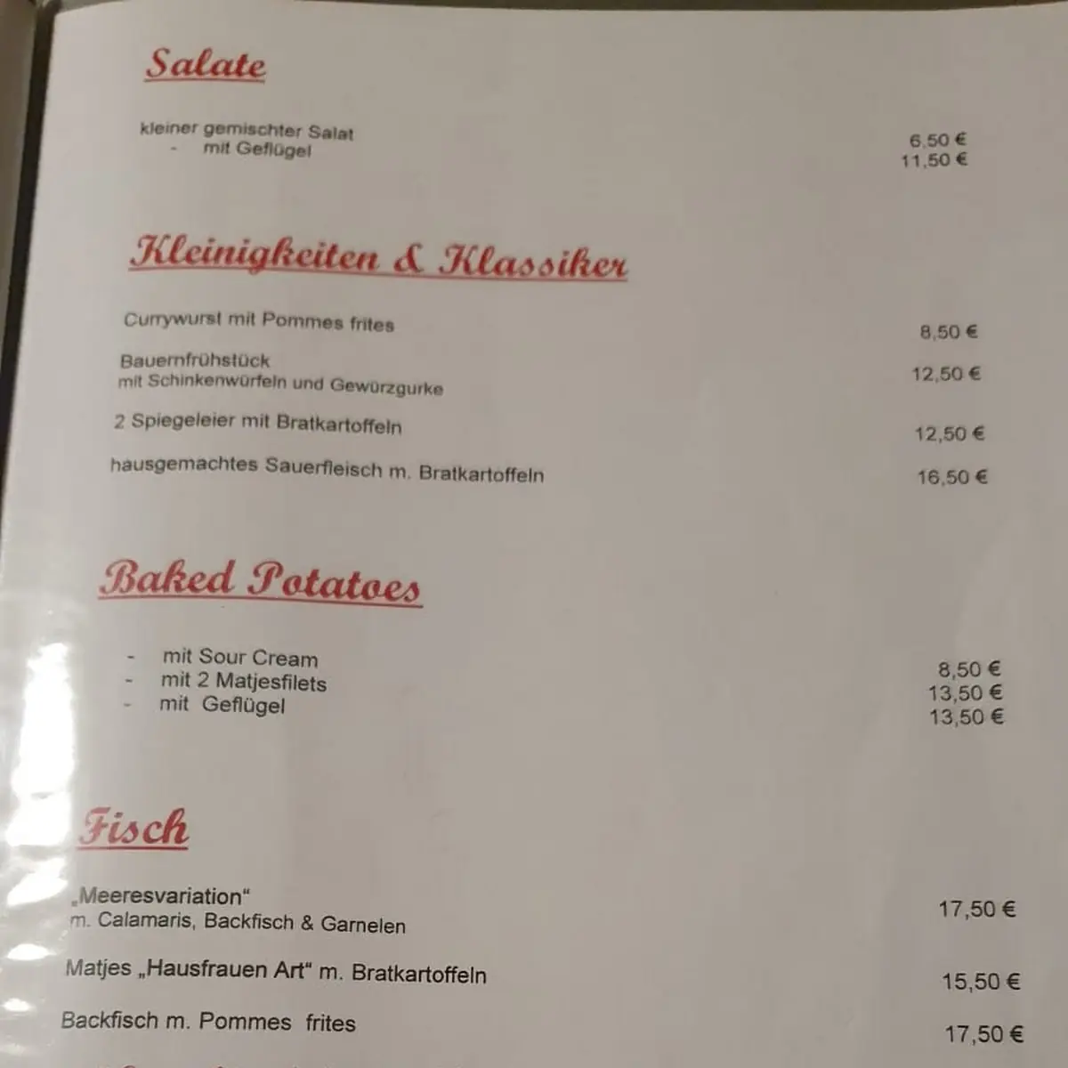Speisekarte photo 3