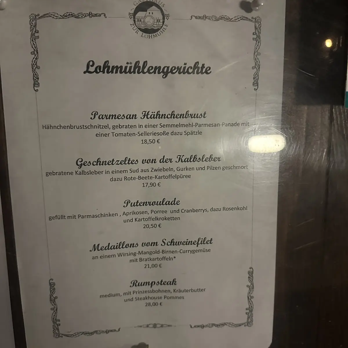 Speisekarte photo 2