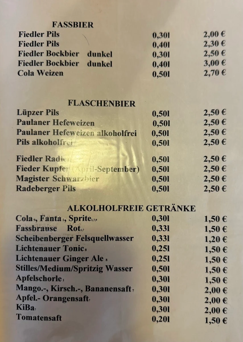 Speisekarte photo 3