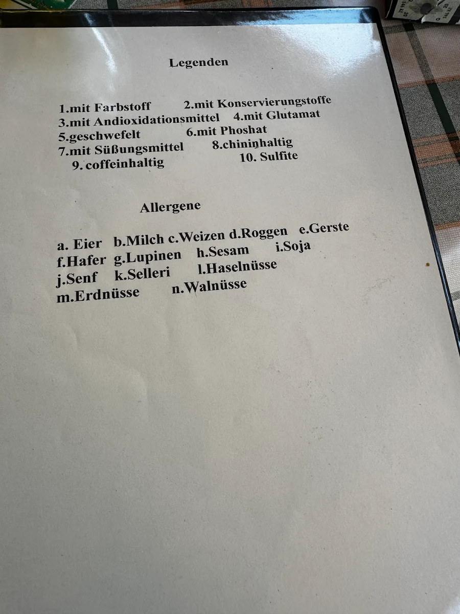 Speisekarte photo 8