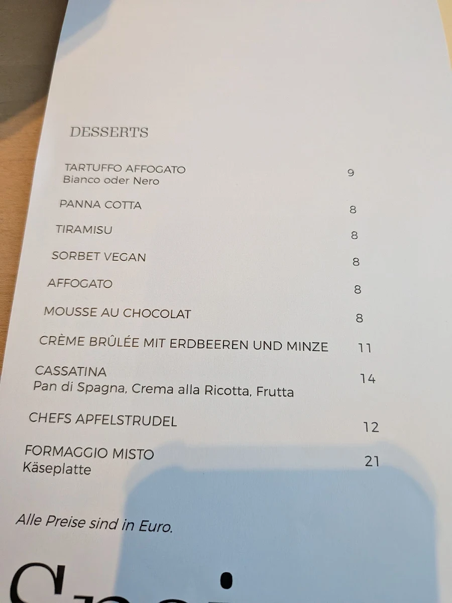 Speisekarte photo 1