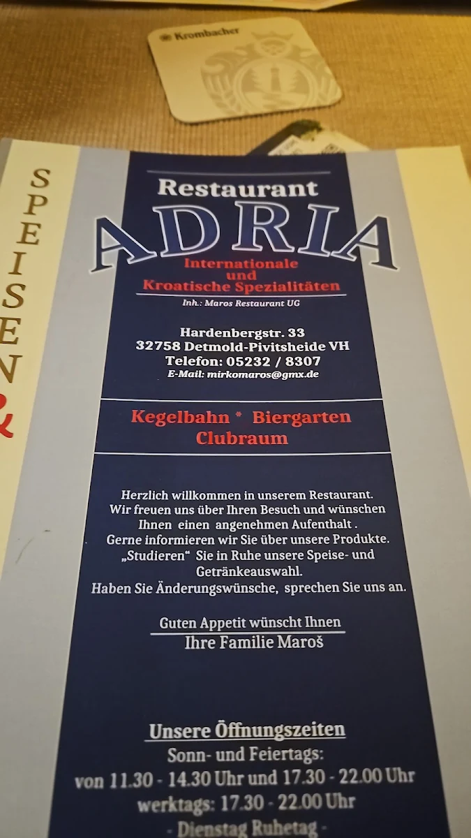 Speisekarte photo 1