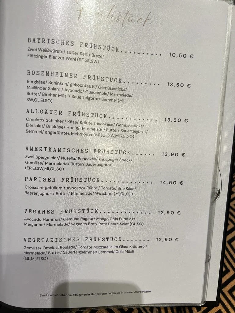 Speisekarte photo 2