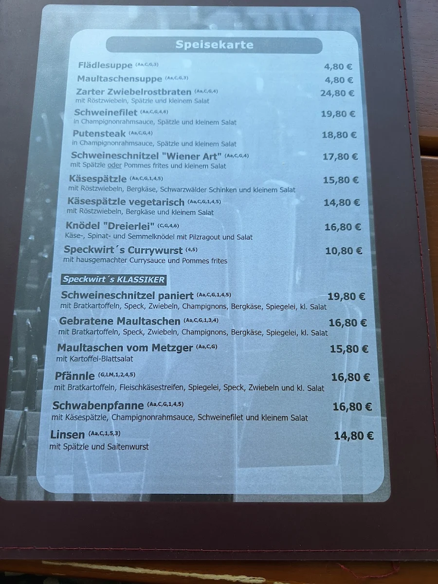 Speisekarte photo 6