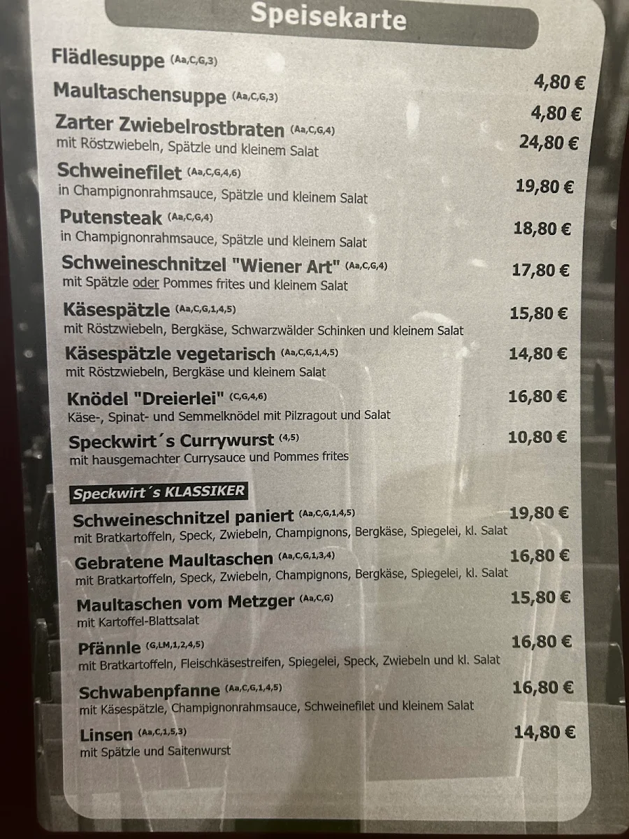 Speisekarte photo 7