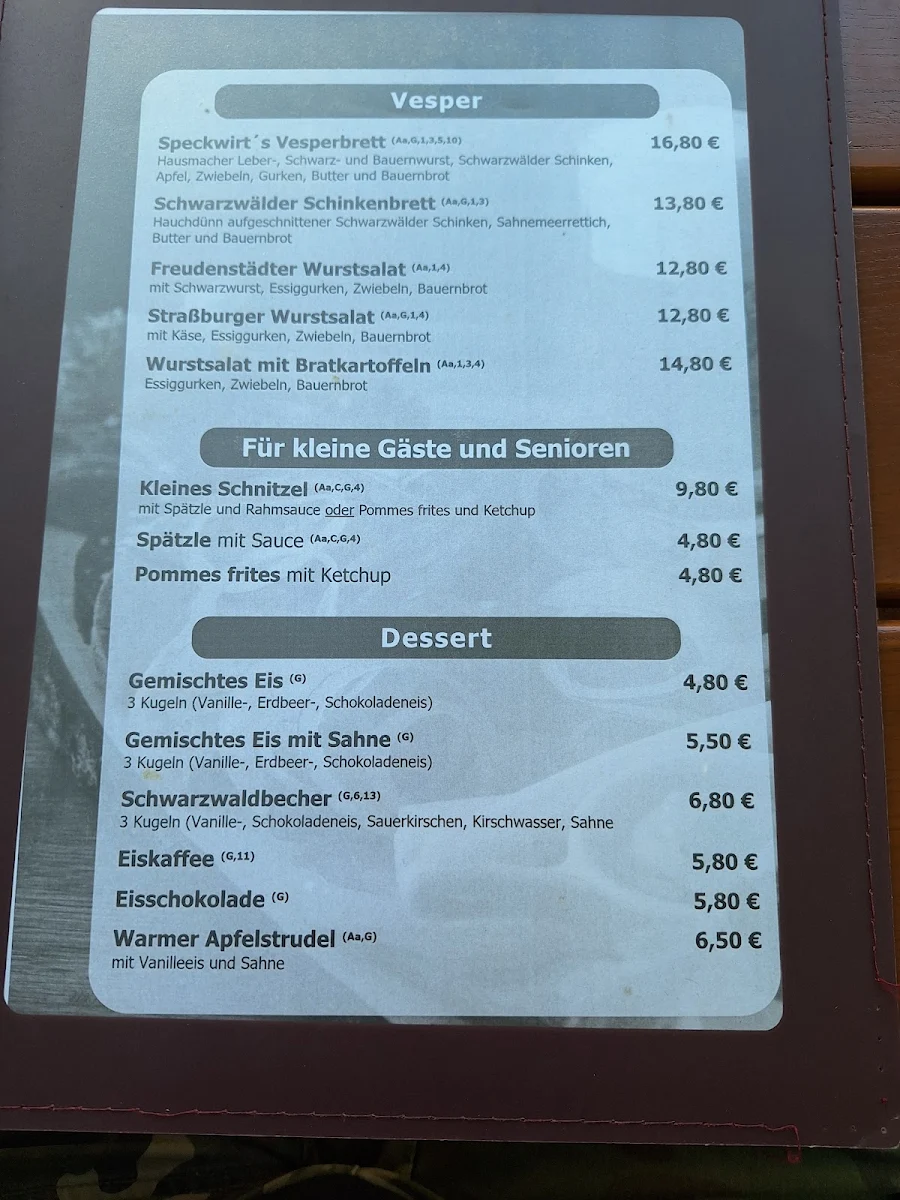 Speisekarte photo 9