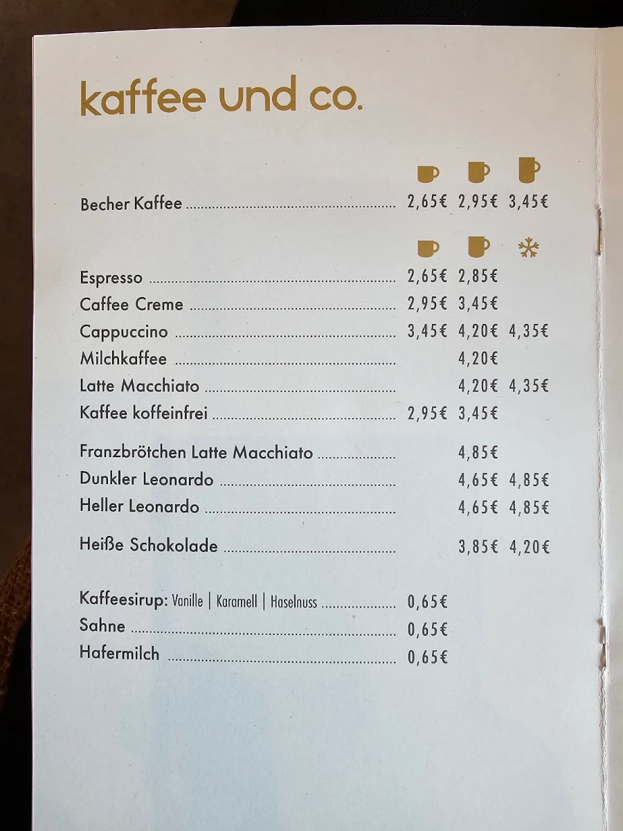 Speisekarte photo 2