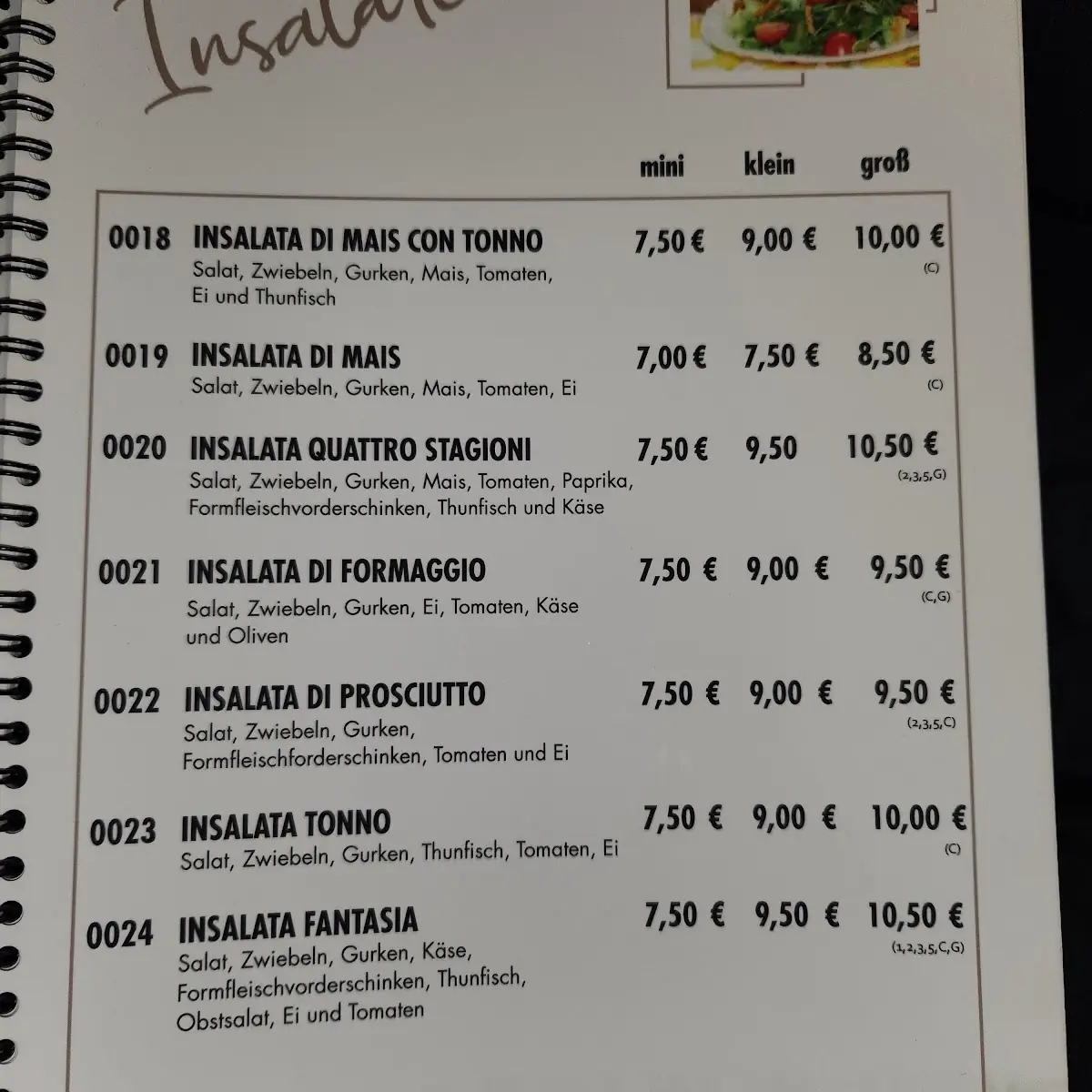 Speisekarte photo 9