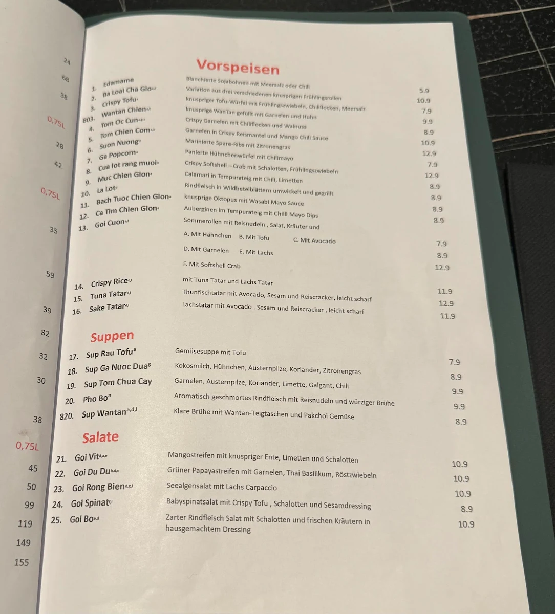 Speisekarte photo 2