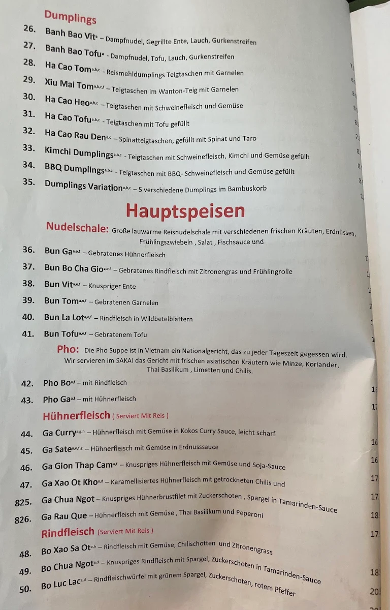 Speisekarte photo 3
