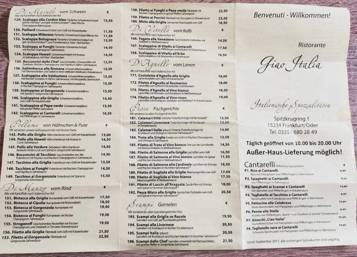 Speisekarte photo 1