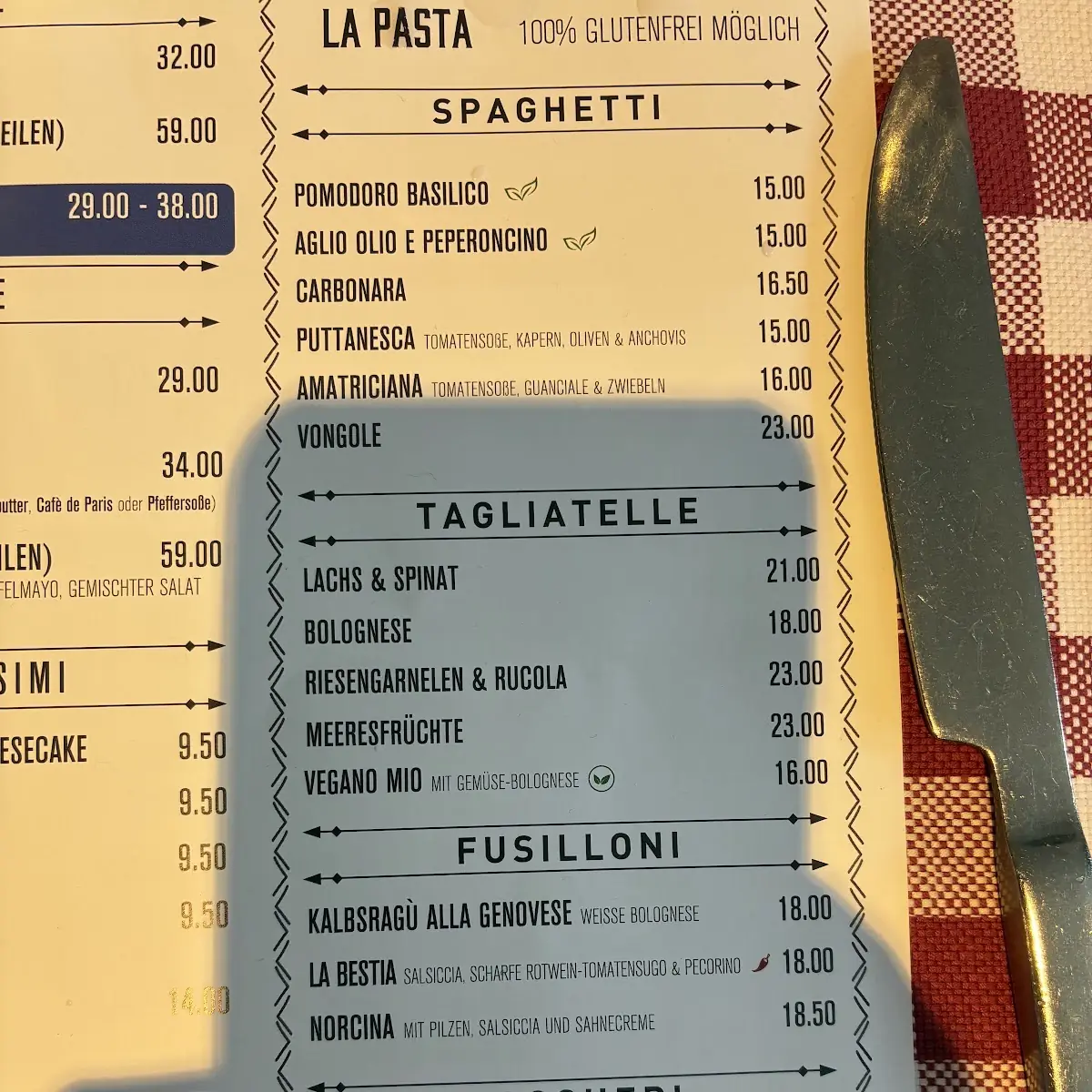 Speisekarte photo 4