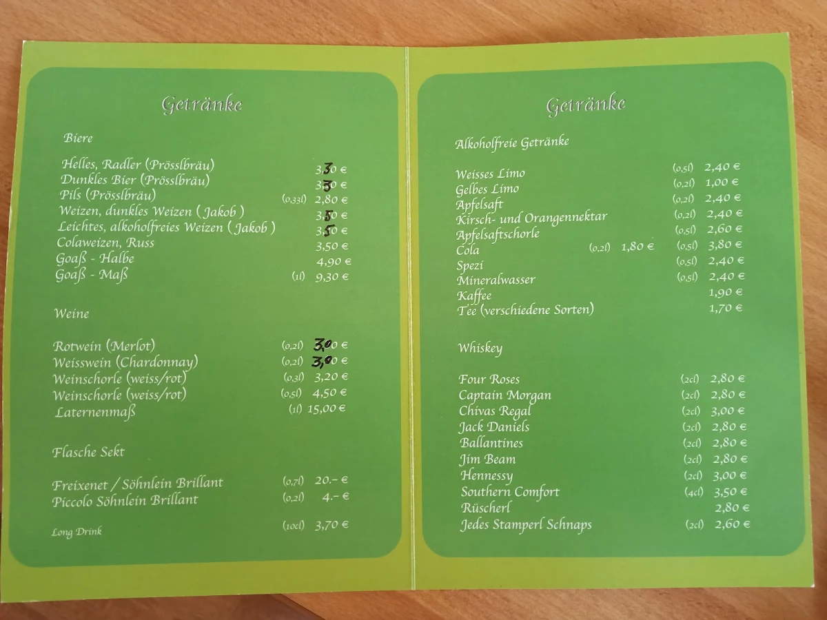 Speisekarte photo 1