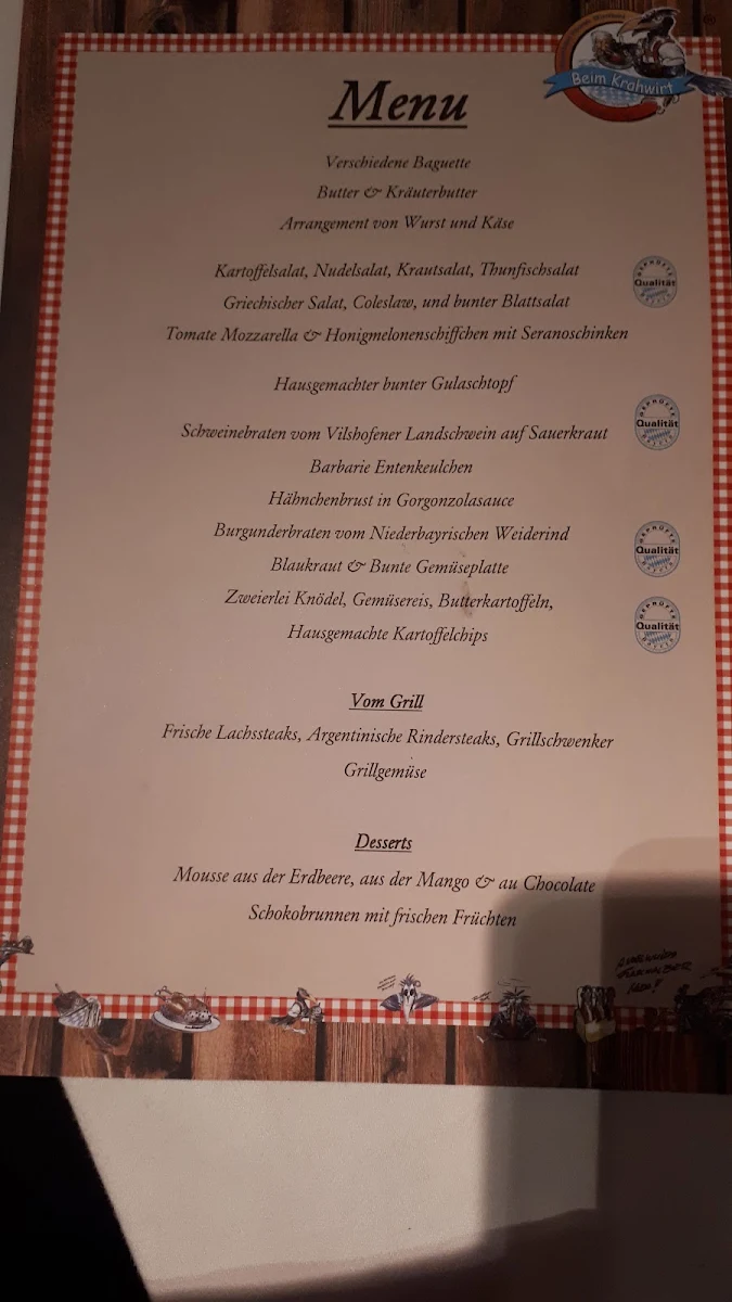 Speisekarte photo 4