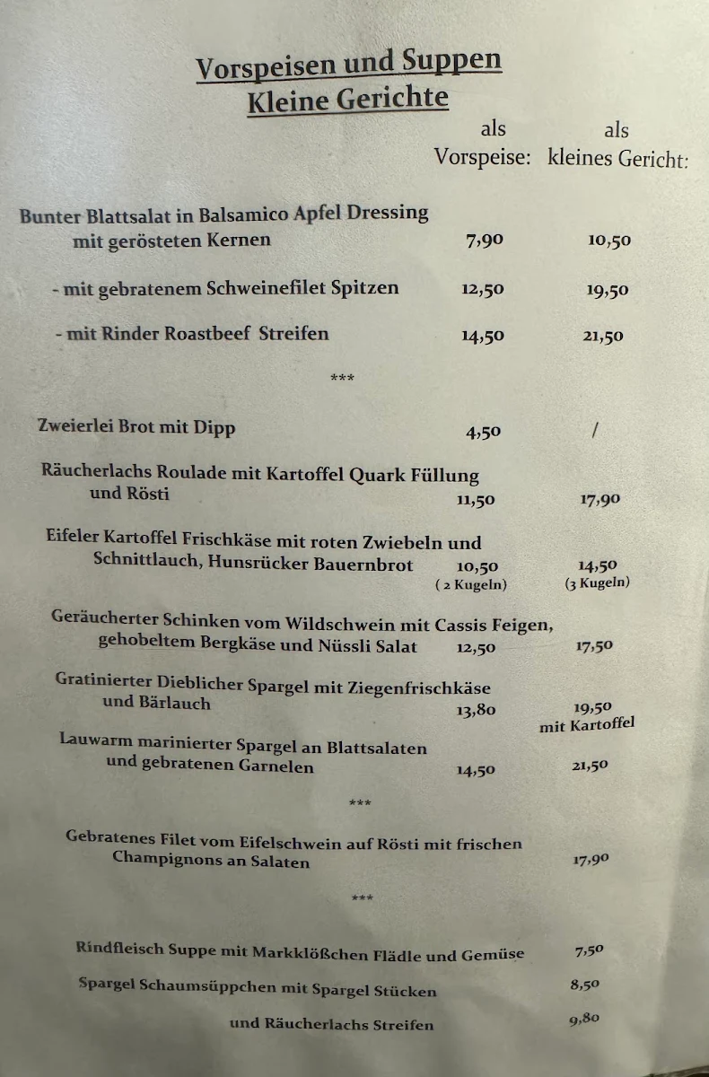 Speisekarte photo 2