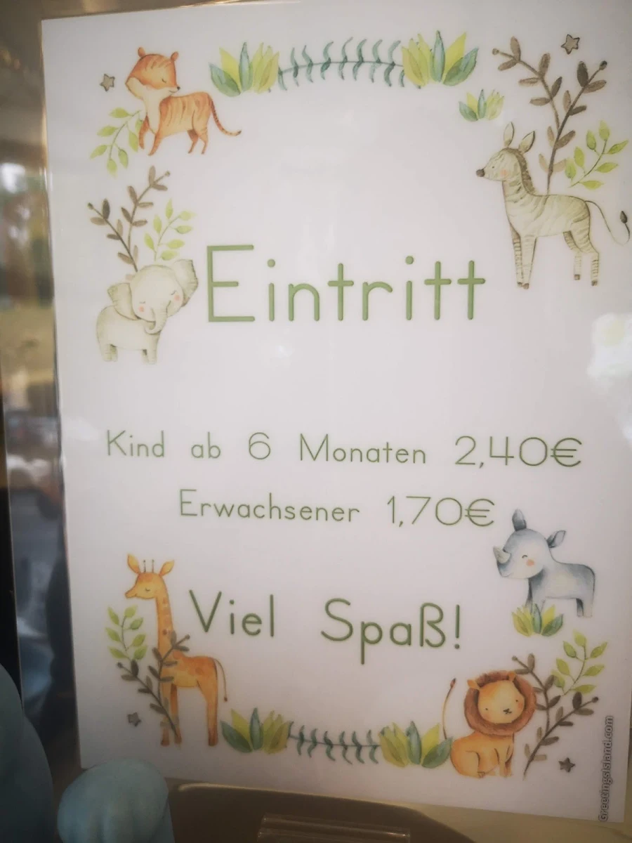 Speisekarte, Kindercafé Little One Schwelm