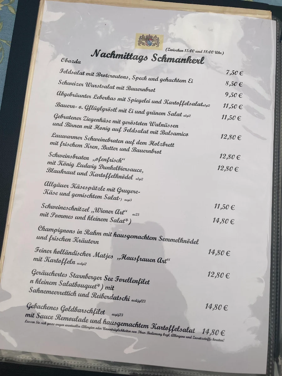 Speisekarte photo 5