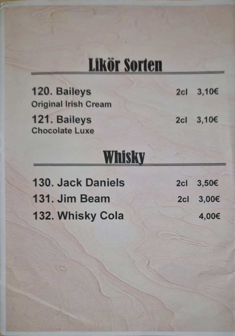 Speisekarte photo 10