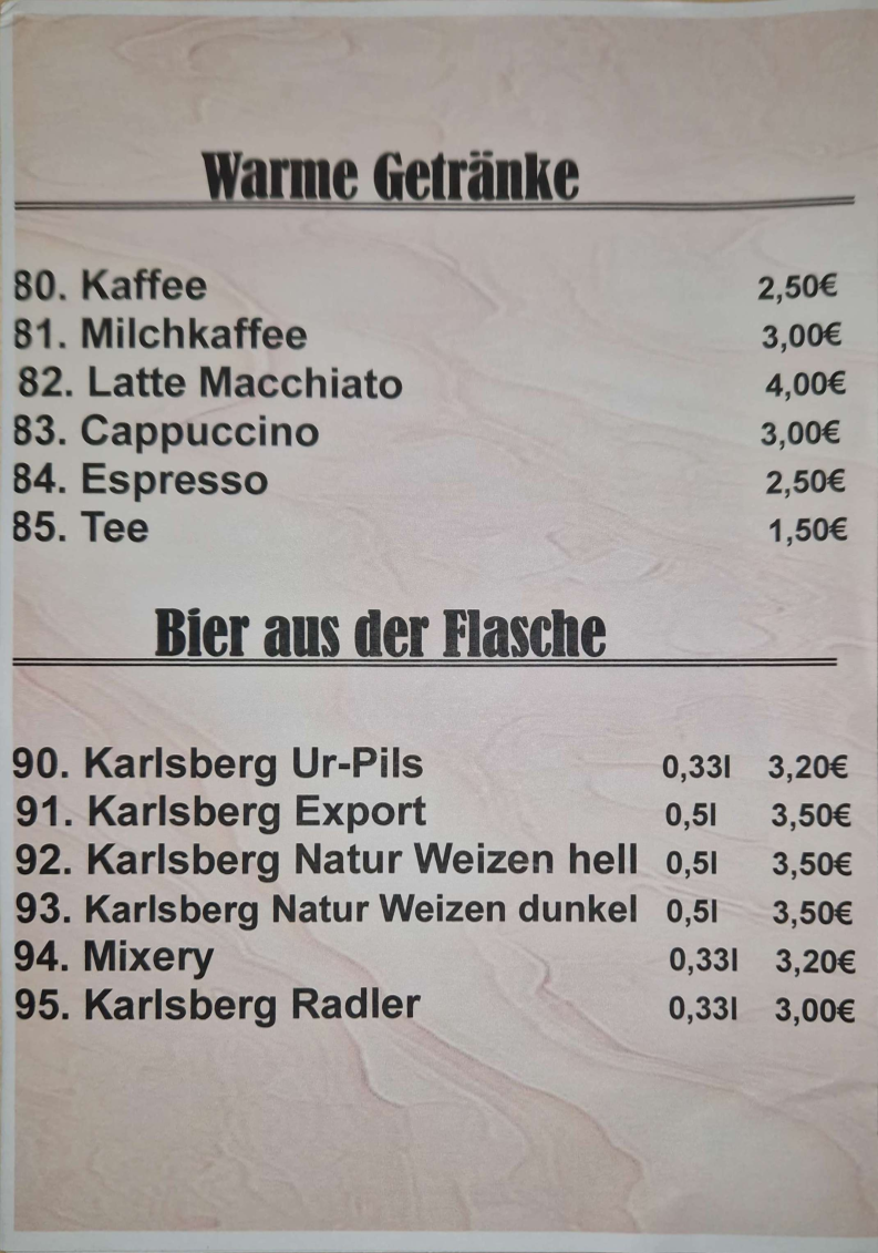 Speisekarte photo 8