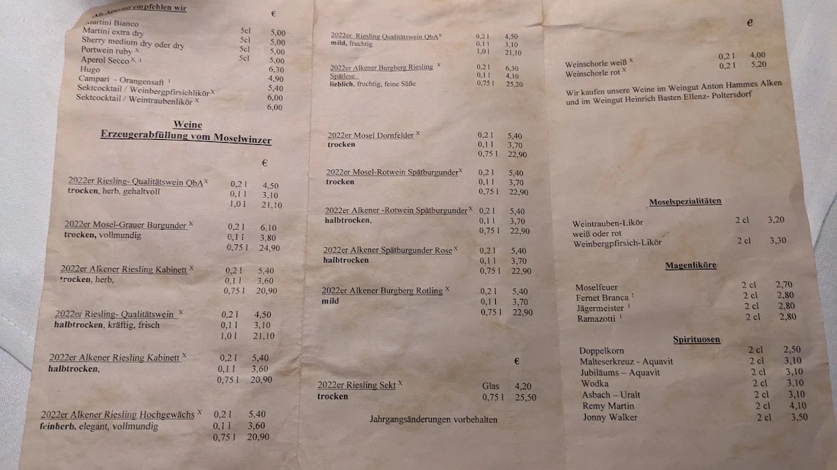 Speisekarte photo 1