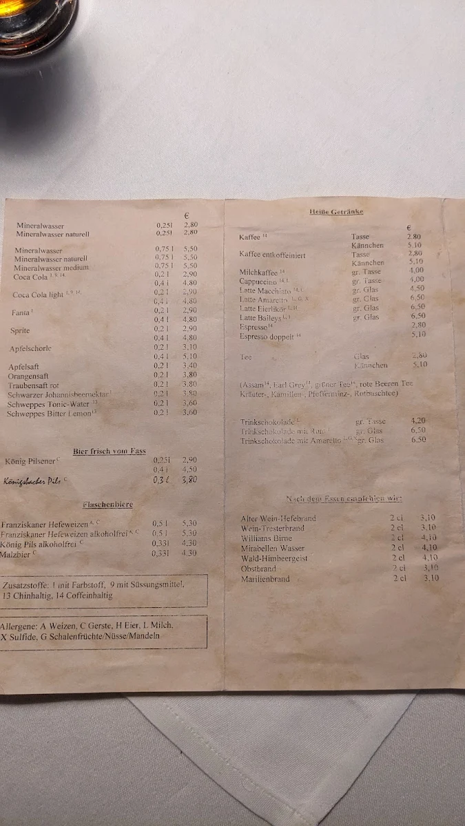 Speisekarte photo 2