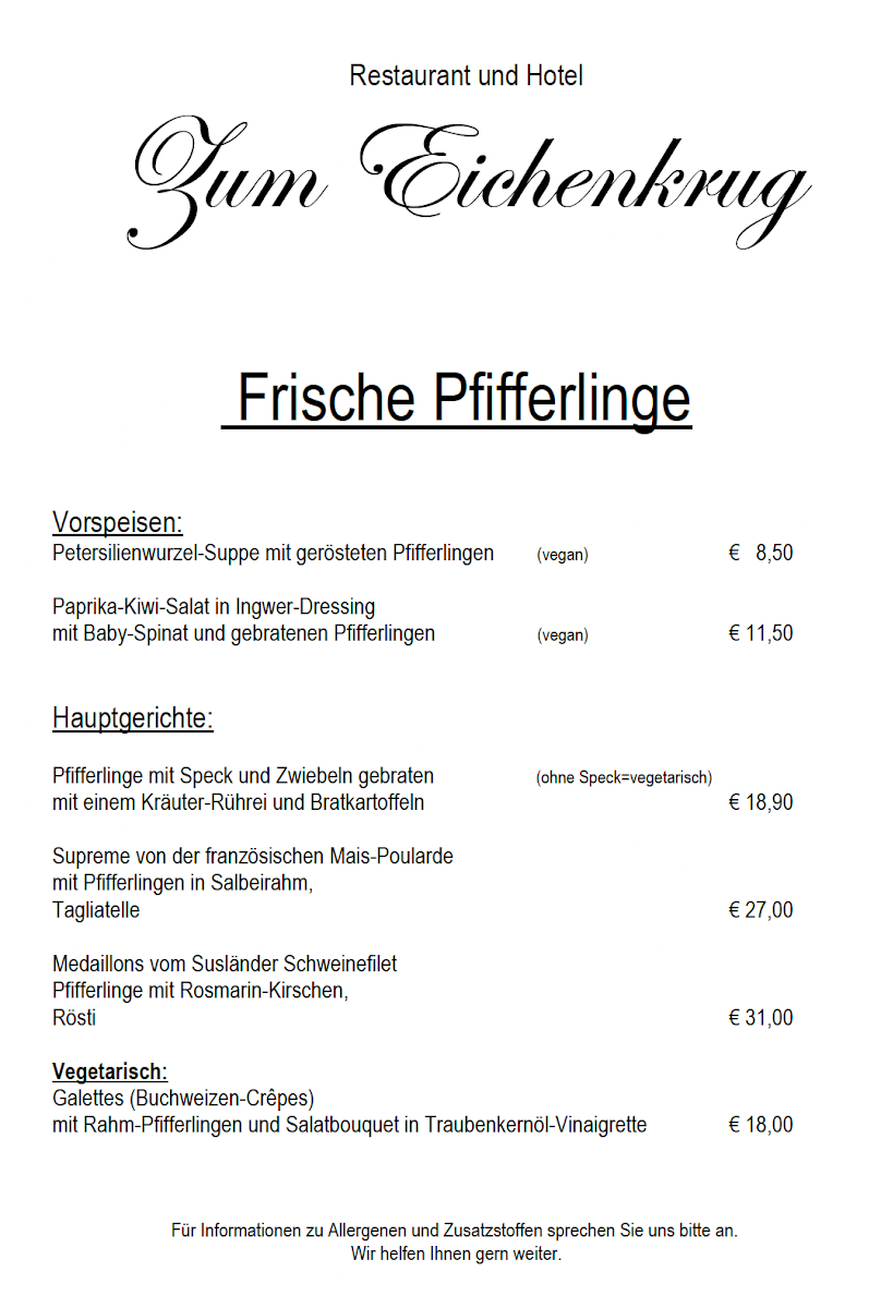 Speisekarte photo 1