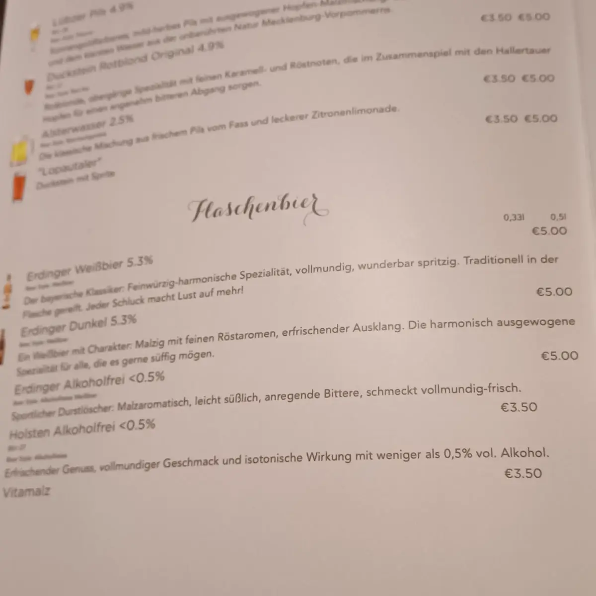 Speisekarte photo 2