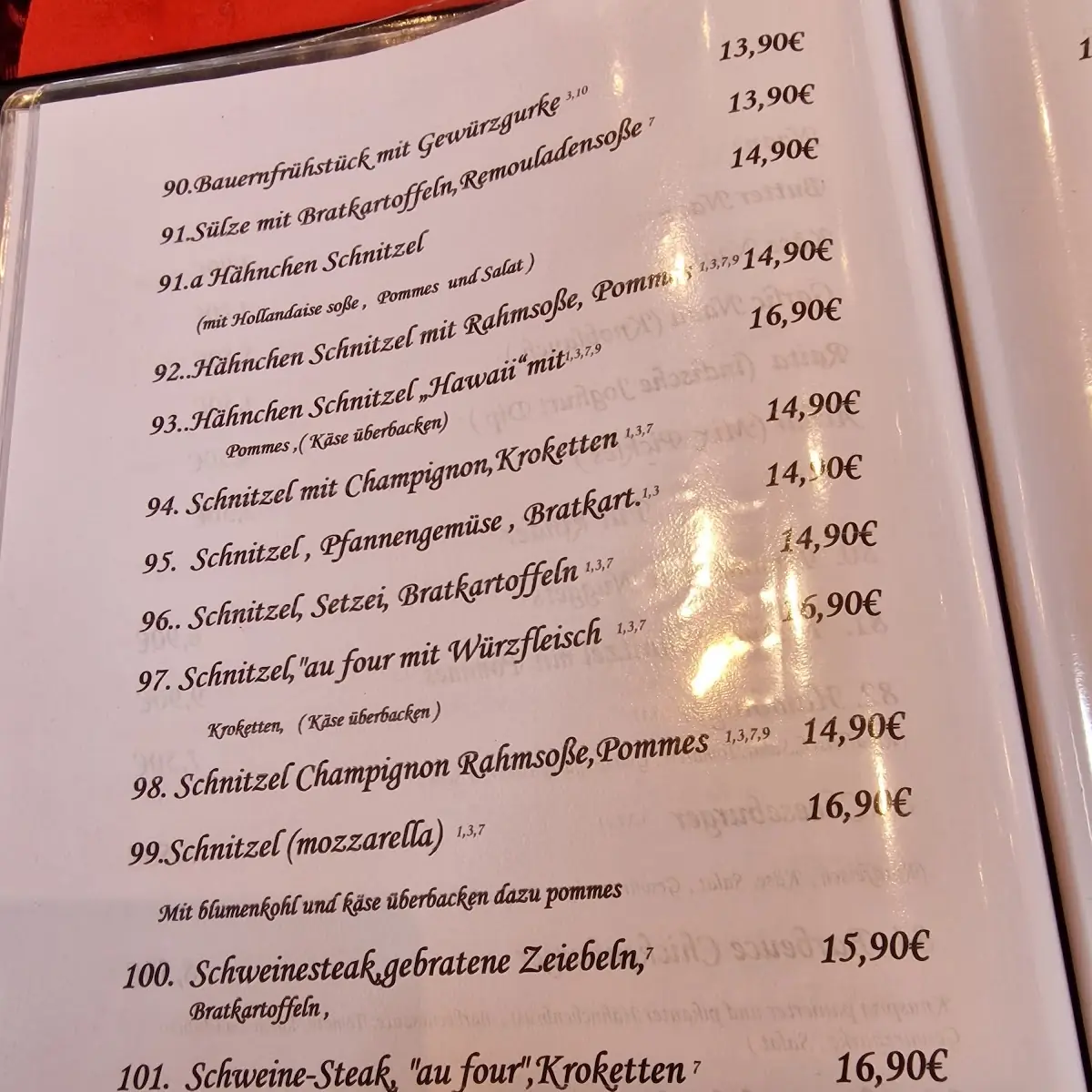 Speisekarte photo 6