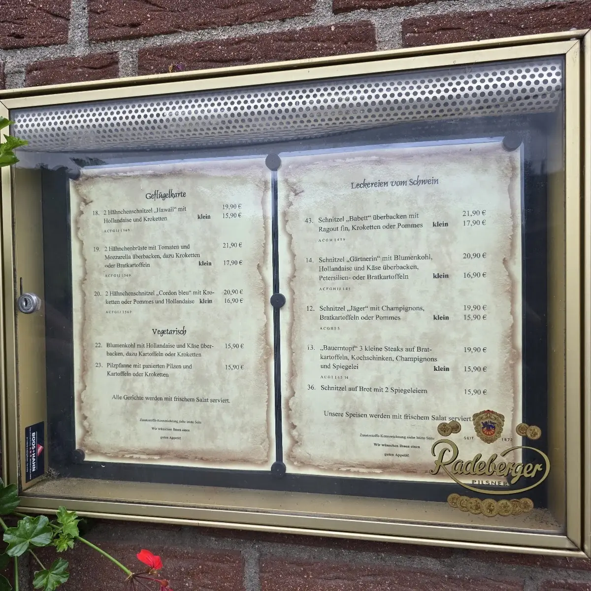 Speisekarte photo 2