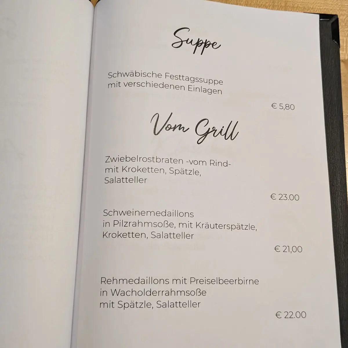 Speisekarte photo 8