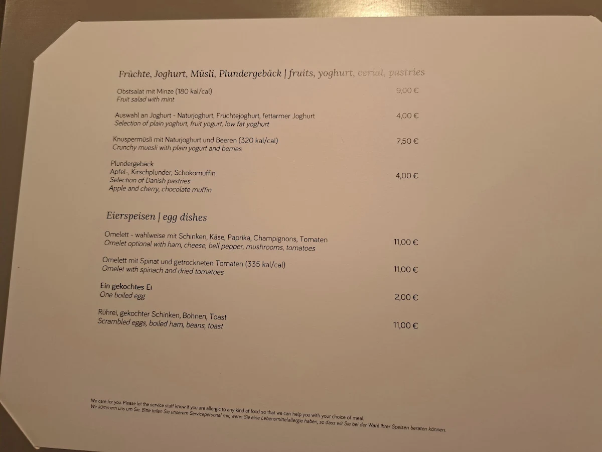 Speisekarte photo 1