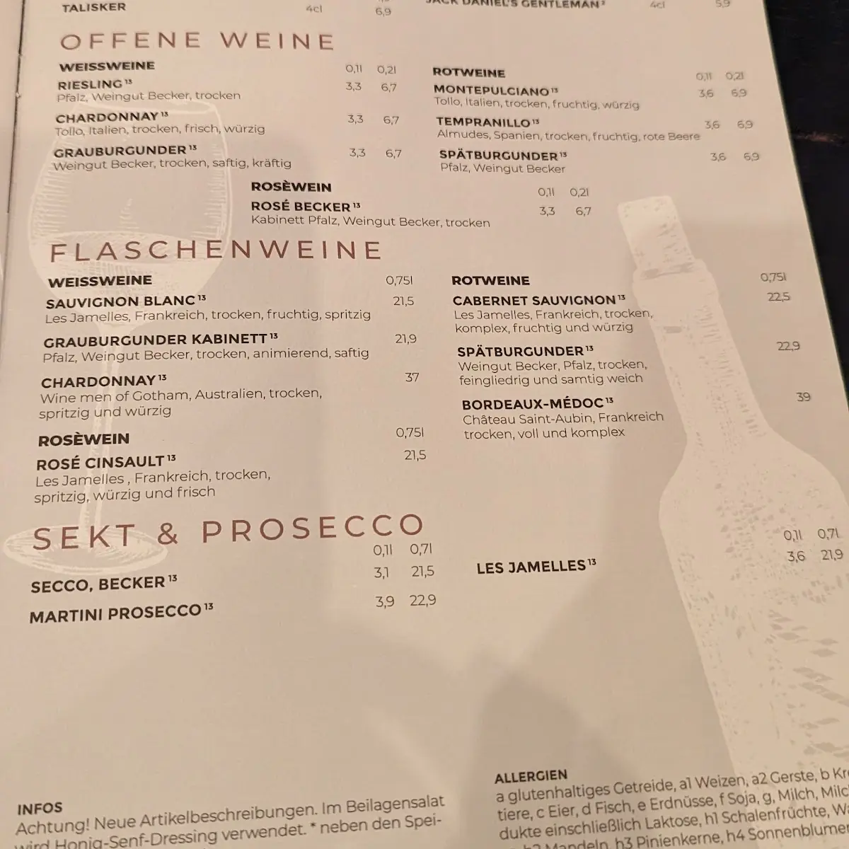 Speisekarte photo 4