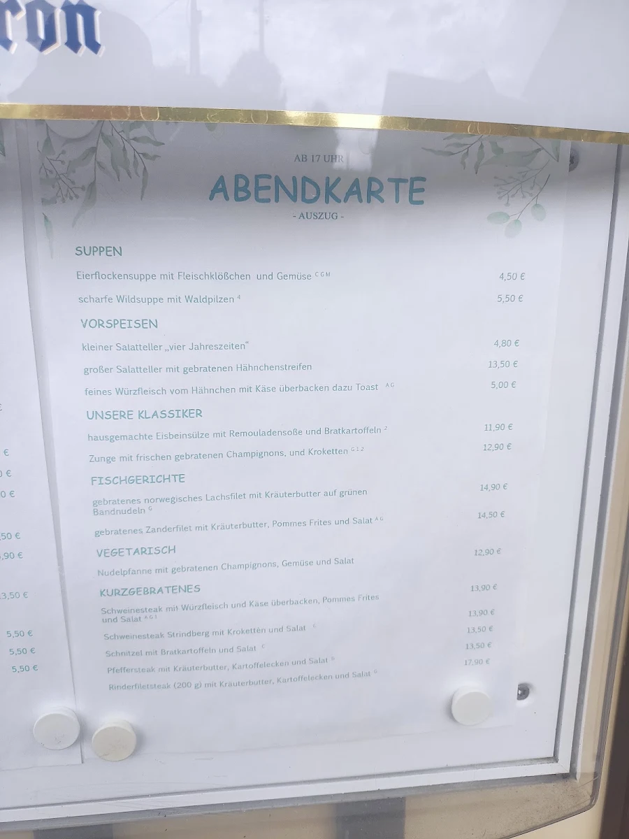 Speisekarte photo 2