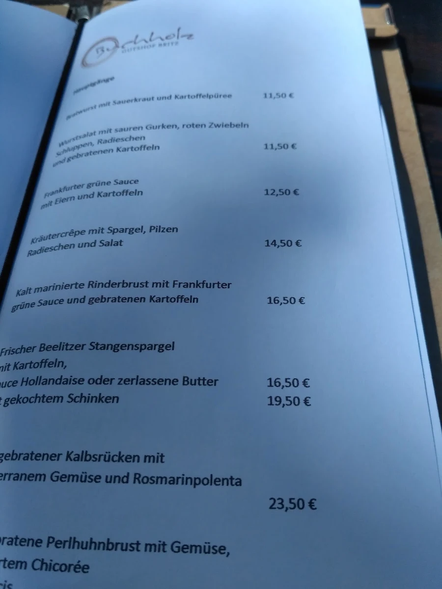 Speisekarte photo 4