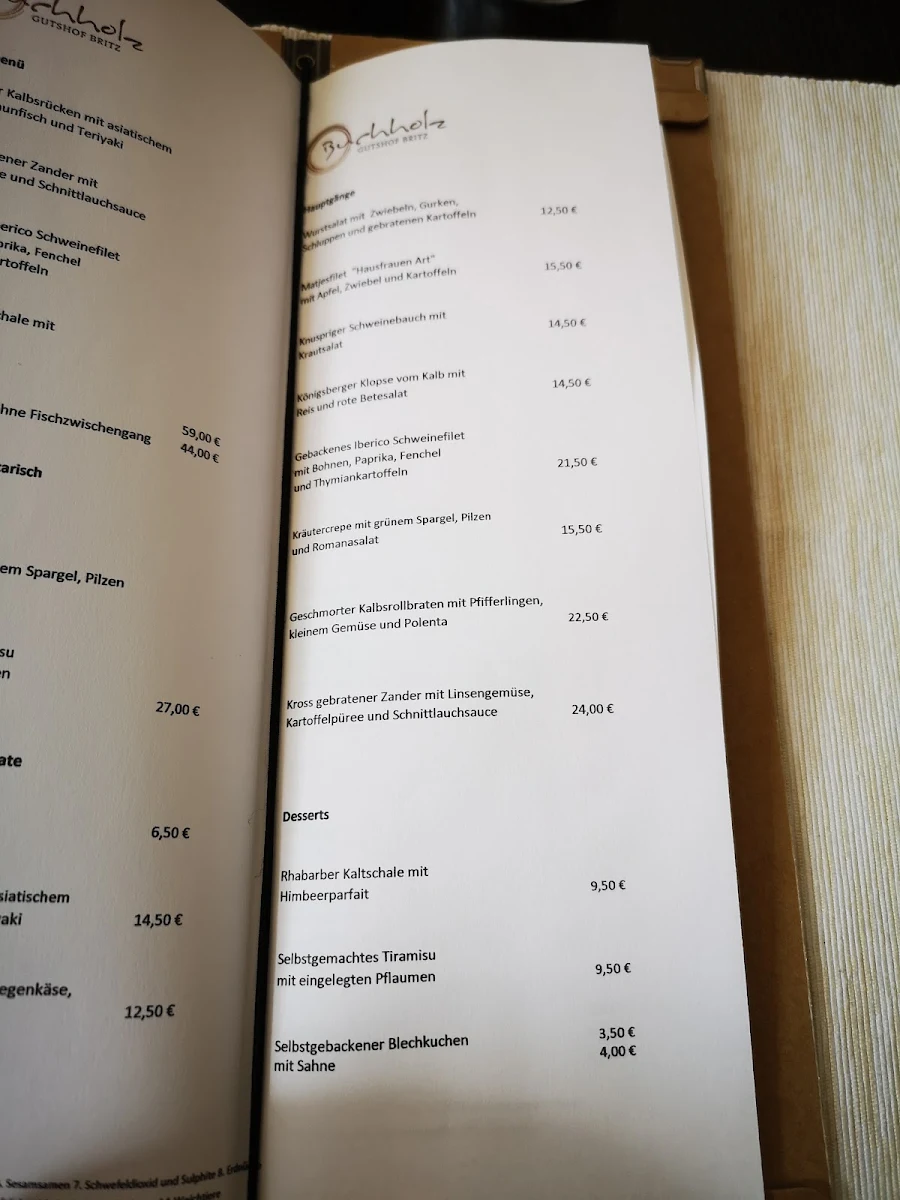 Speisekarte photo 6