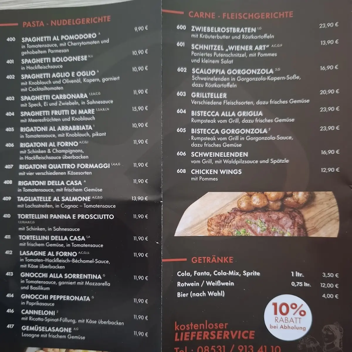 Speisekarte photo 6