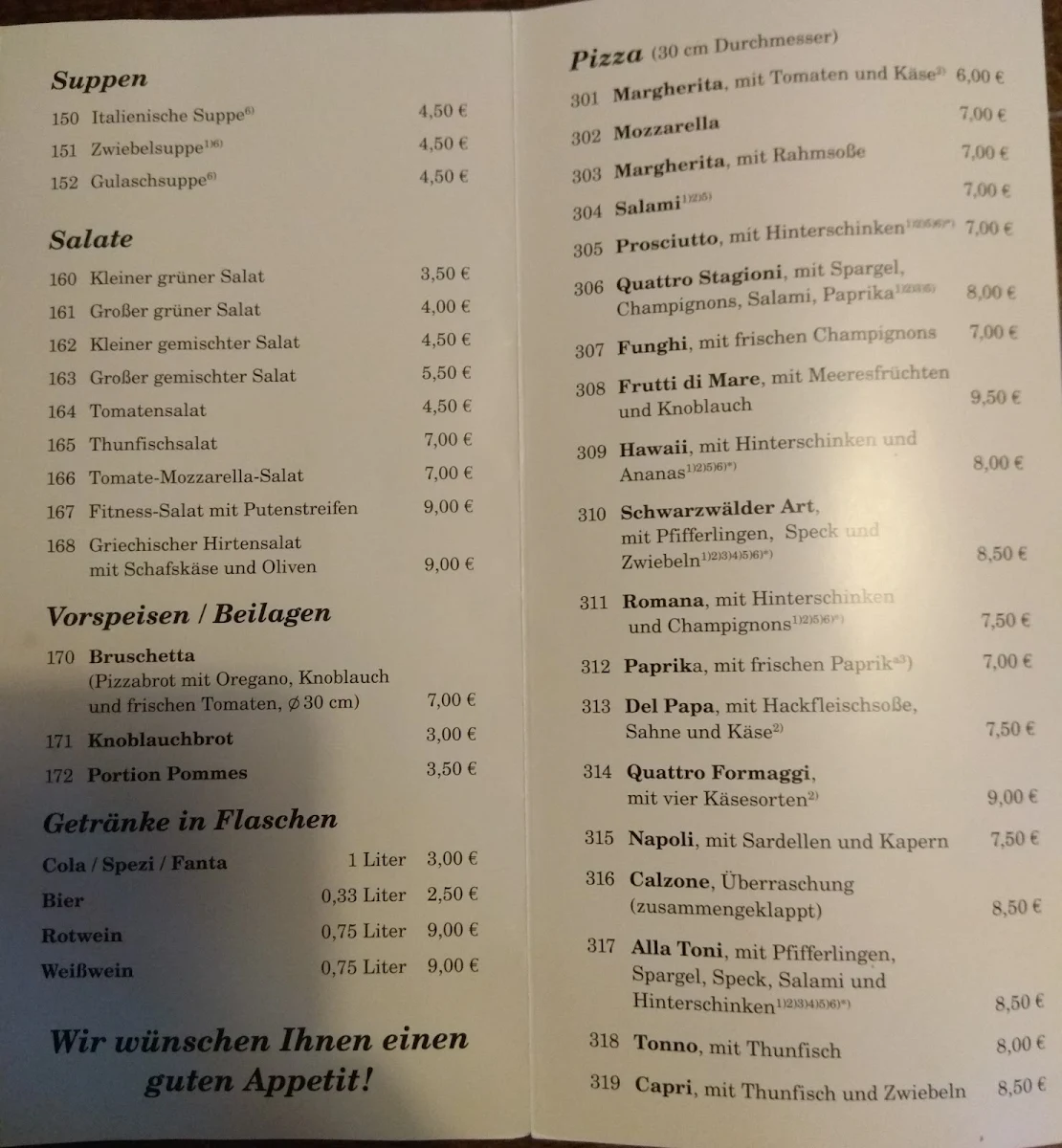 Speisekarte photo 2