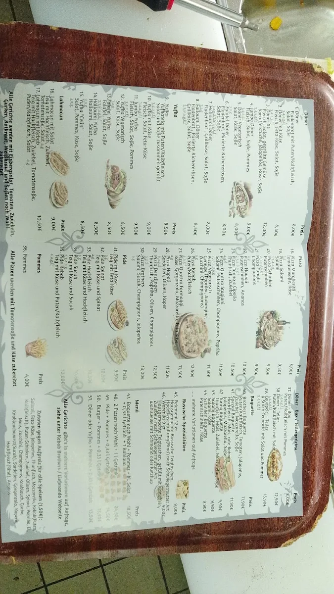 Speisekarte photo 5