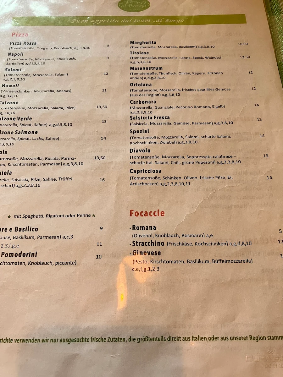 Speisekarte photo 1