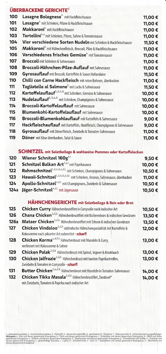 Speisekarte photo 3