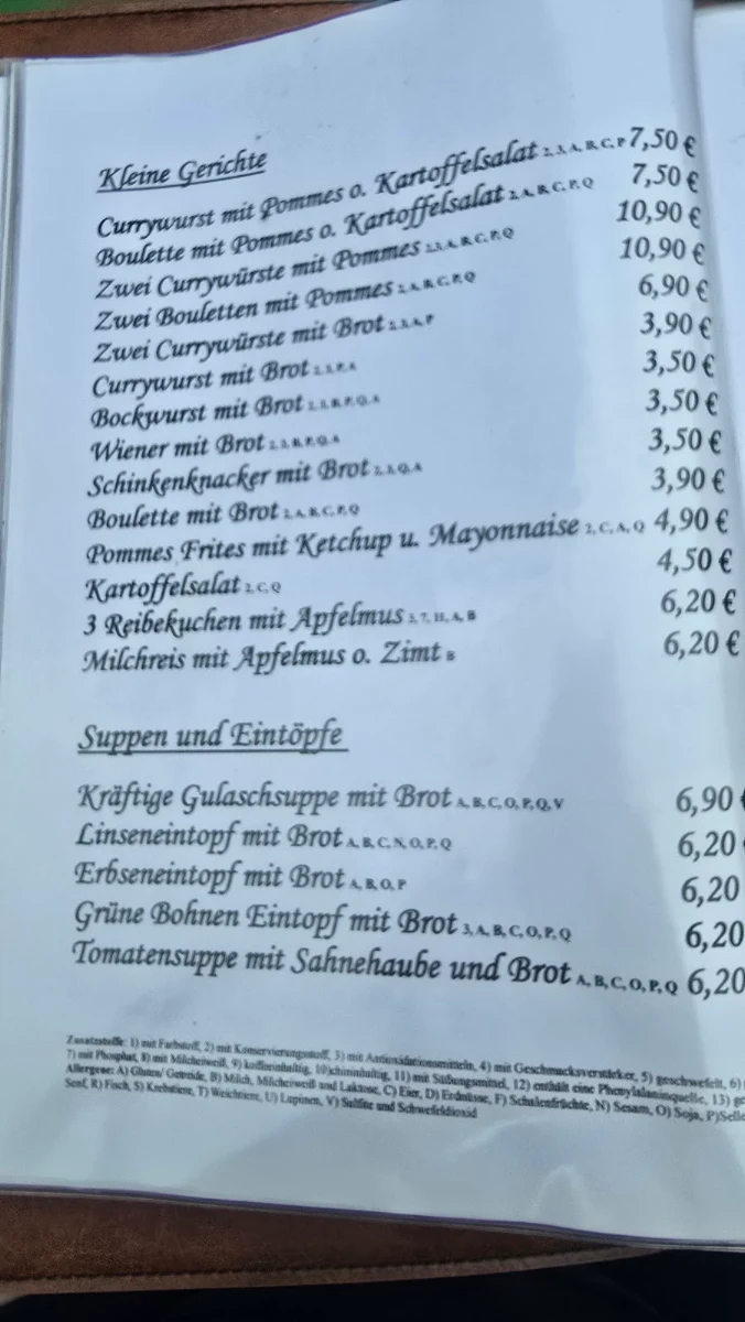 Speisekarte photo 3