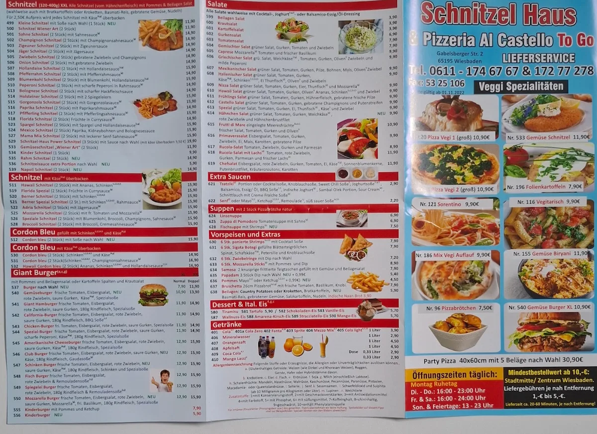 Speisekarte photo 2