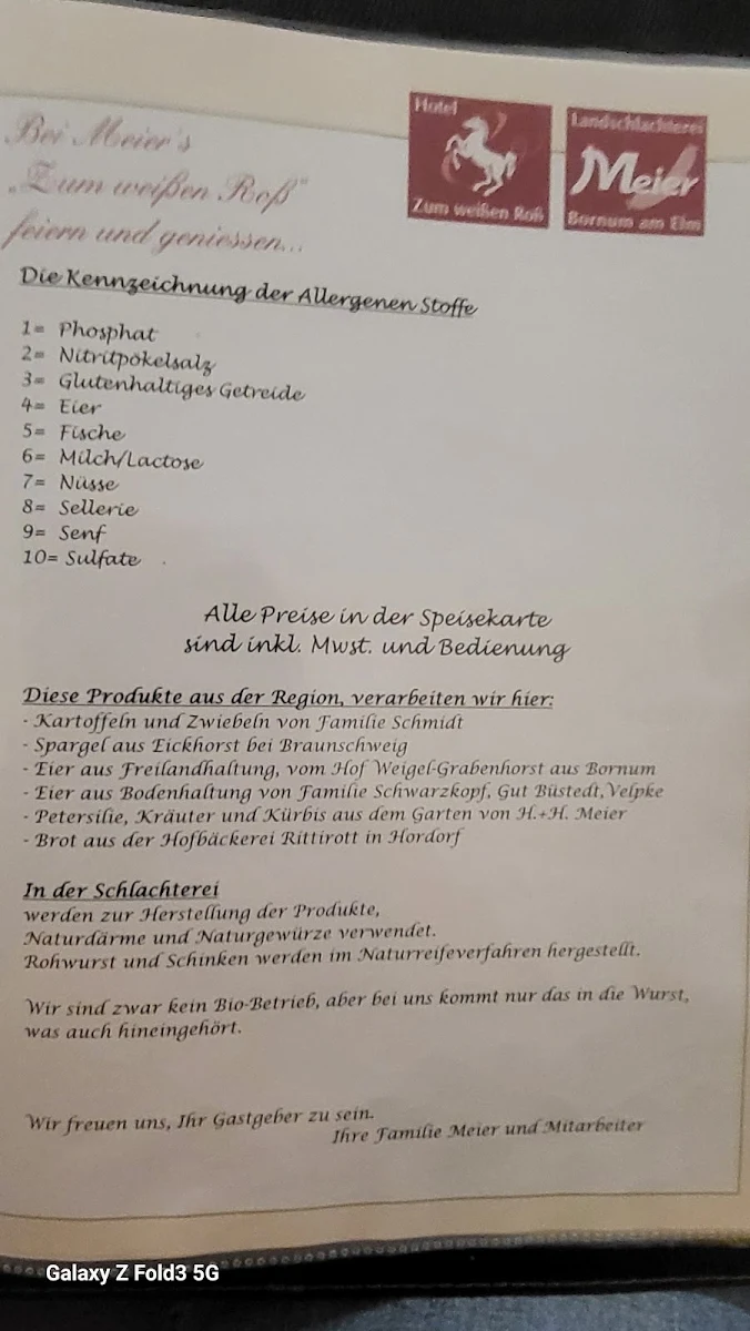 Speisekarte photo 1