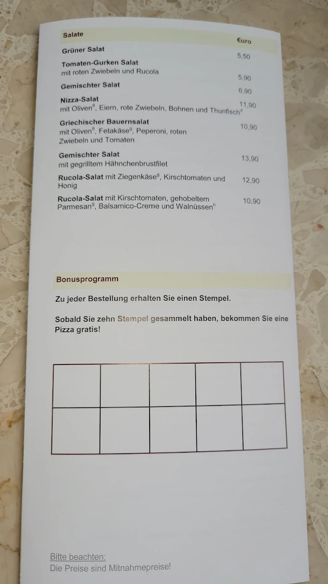 Speisekarte photo 5