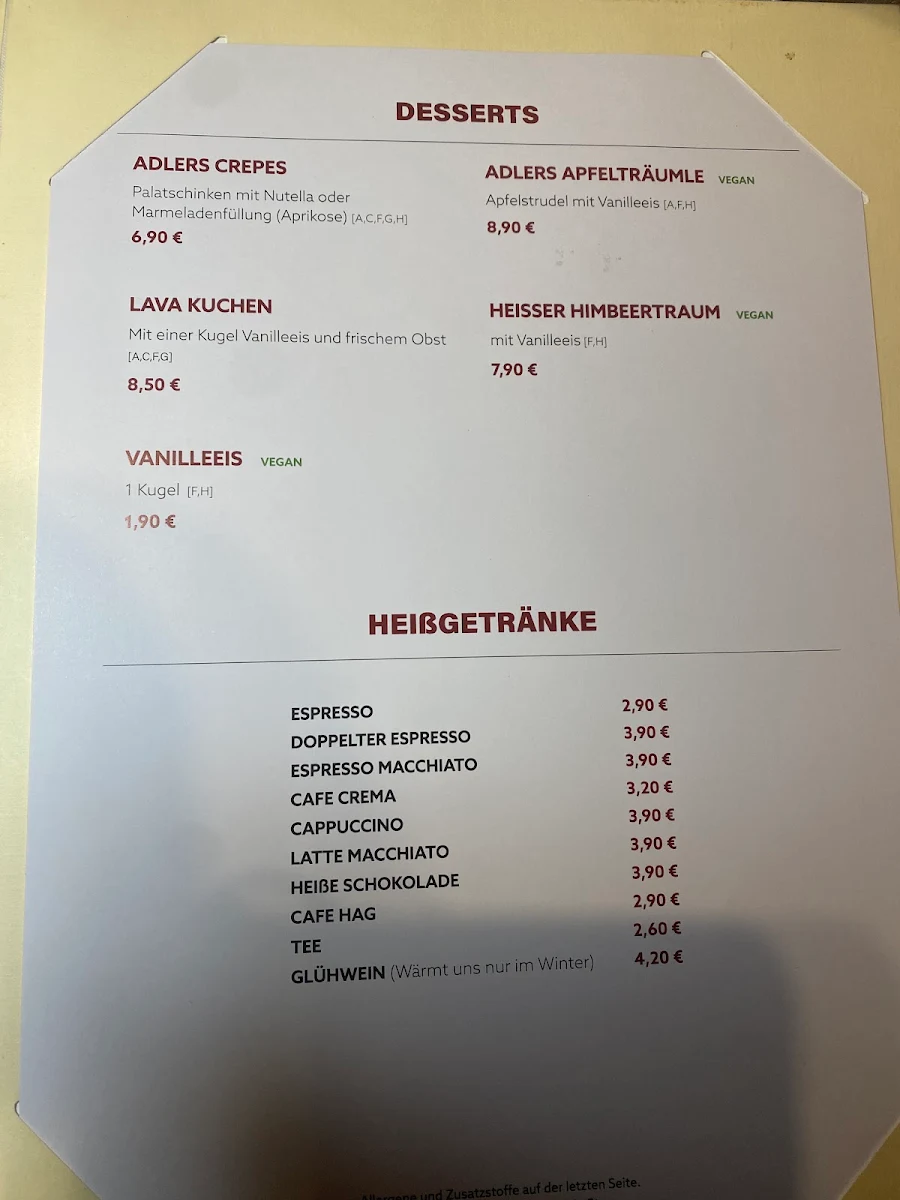 Speisekarte photo 3