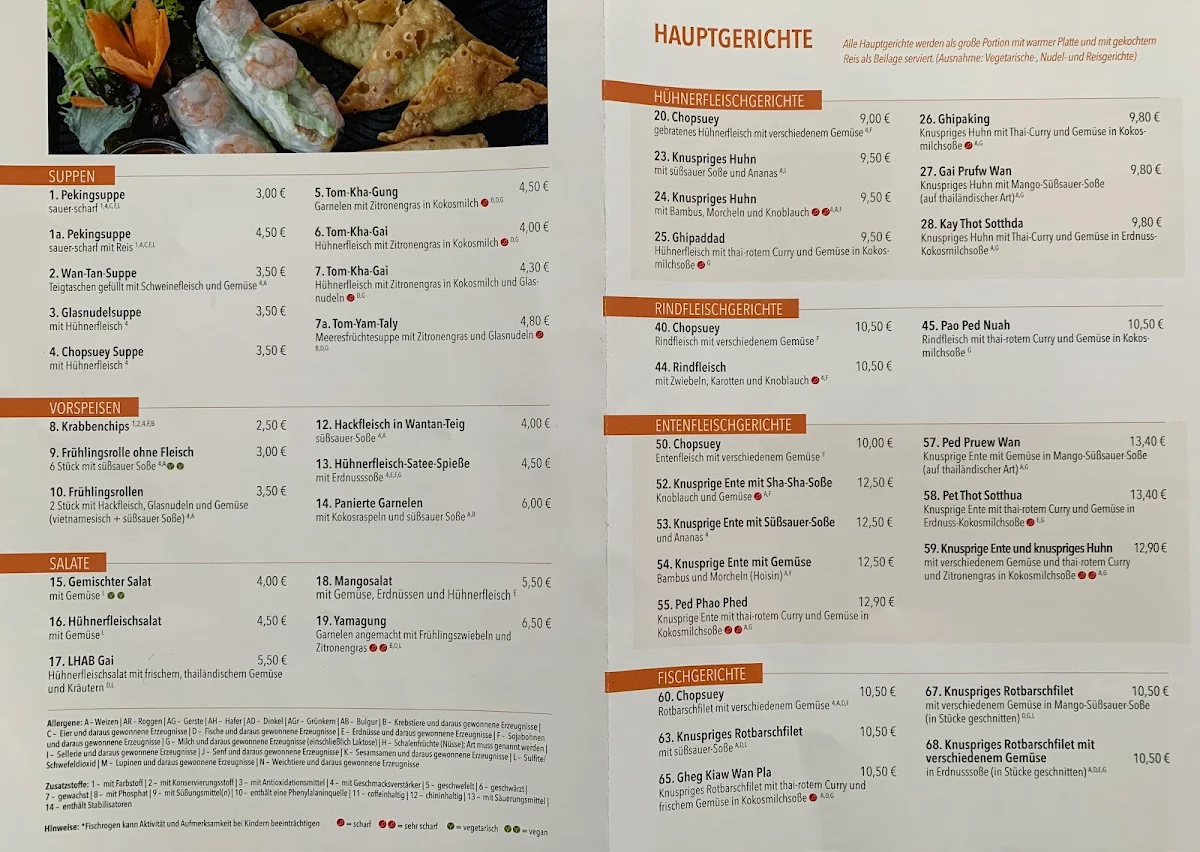 Speisekarte photo 1