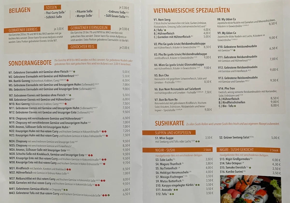 Speisekarte photo 5